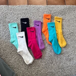 Nike Multicolor Crew Socks